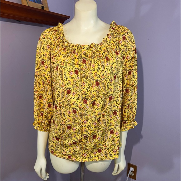 Mellóday Off-Shoulder Ruffled Top - Picture 2 of 12